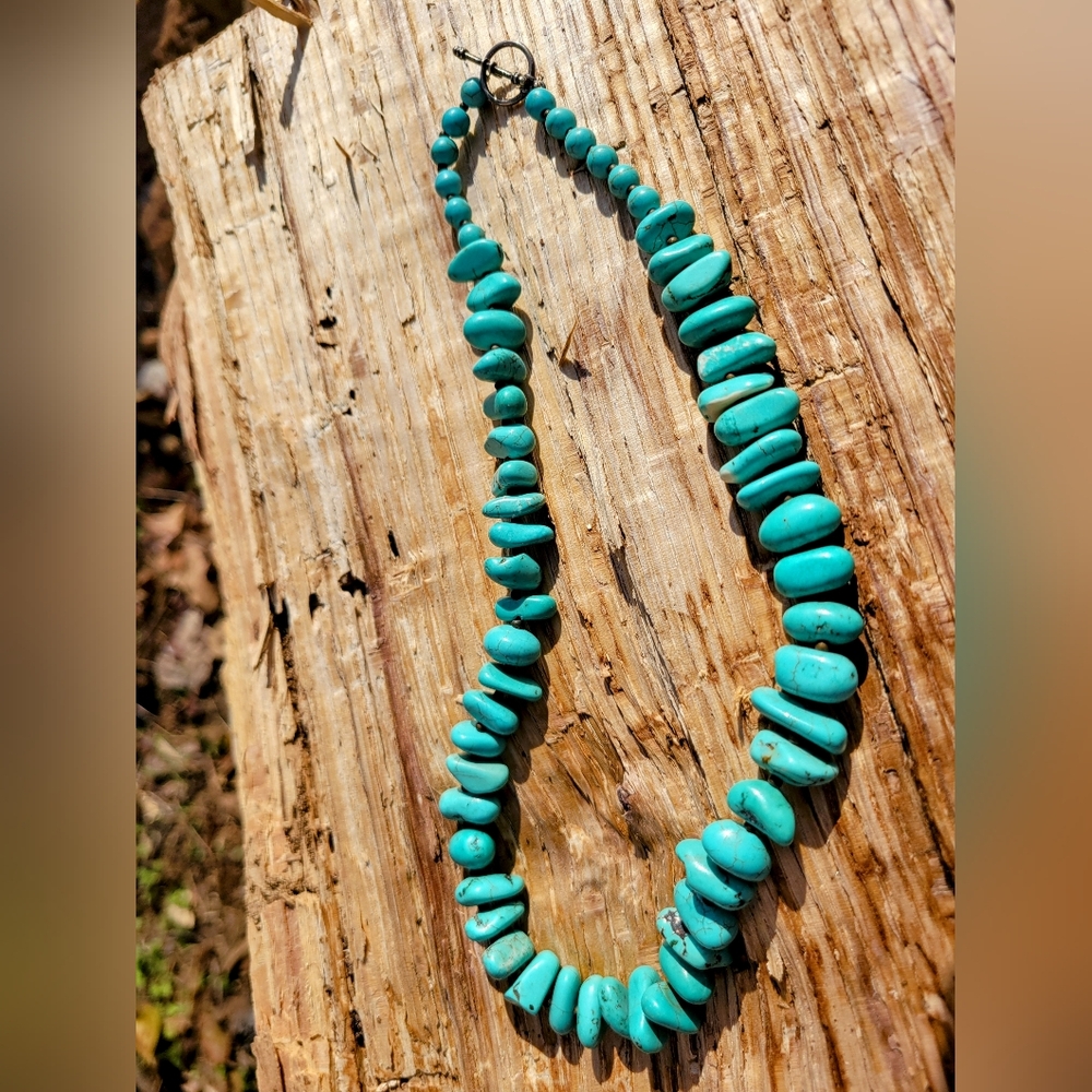Gorgeous turquoise necklace - Picture 3 of 4